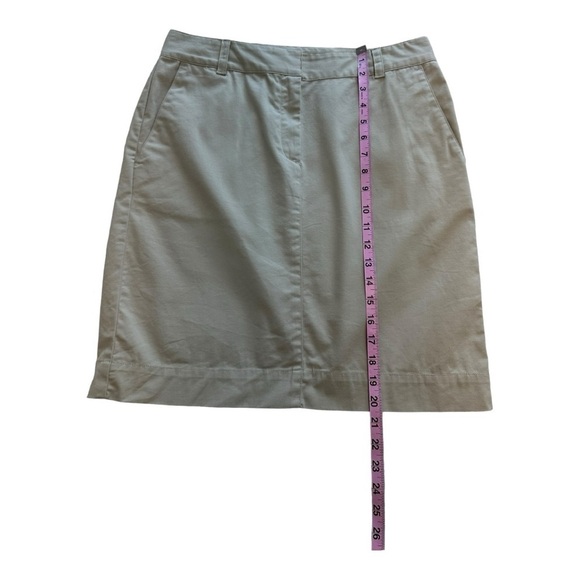 346 Brooks Brothers Flat Front Pencil Skirt High Rise Stretch Pockets Size 8 - Picture 8 of 8